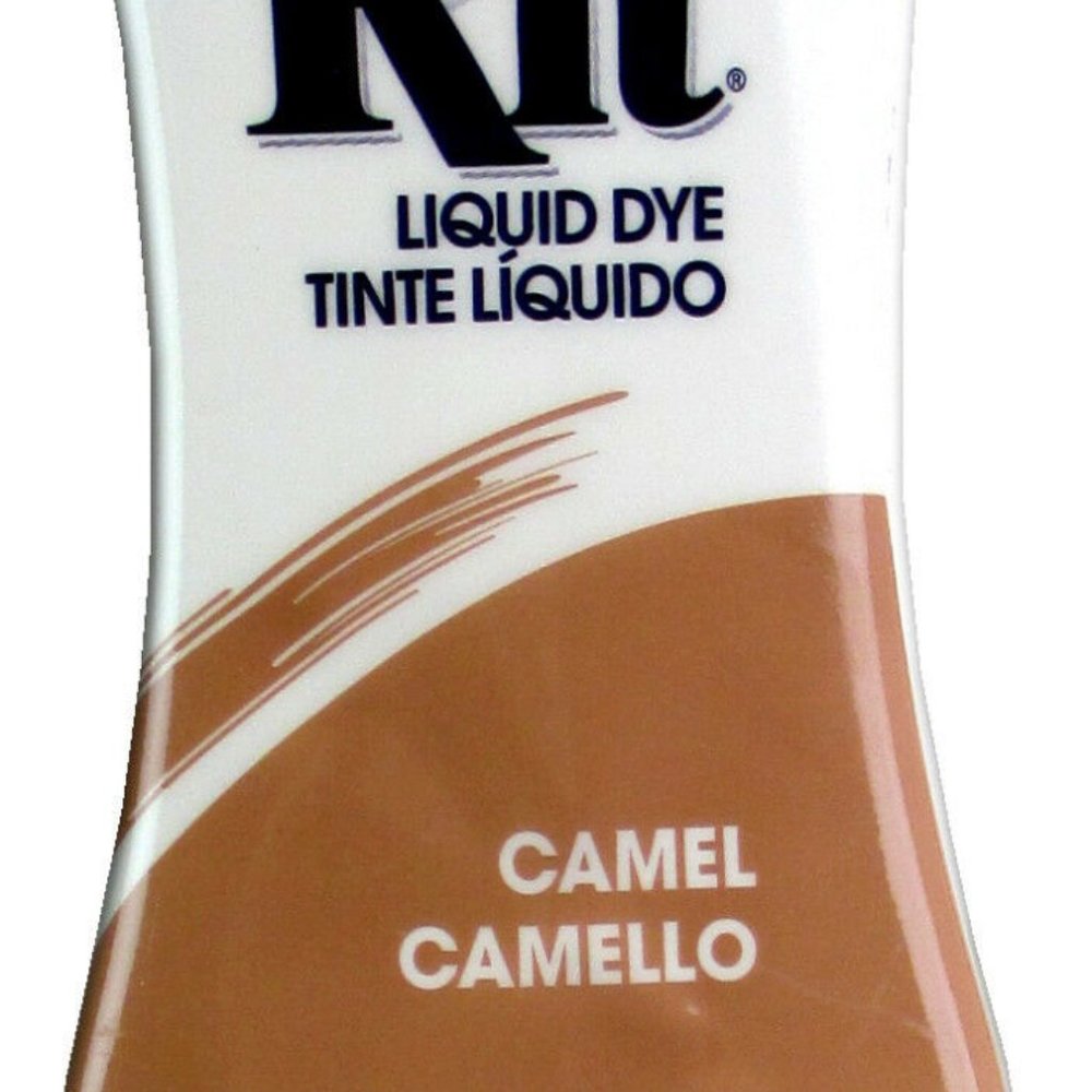 RIT CAMEL COLOR FABRIC DYE 8 OUNCE BOTTLE